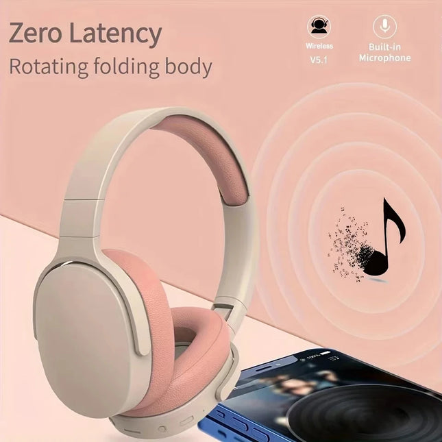 #NEW Fashion Wireless Bluetooth Headphones Over Ear HIFI Stereo