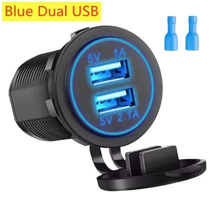 Universal  Car Charger Fast Charging Motorcycle Car Cigarette Lighter