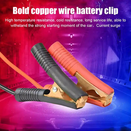 Car Lithium Battery Converter Charger Clip Auto Igniter Jump Starter