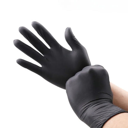 30/50/100PCS Black Nitrile Gloves Household Kitchen Bathroom Cleaning