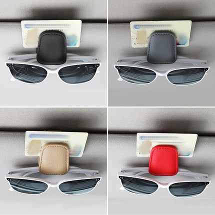 Universal Car Sunglasses Clip Card Ticket Holder Stand Fastener Pen
