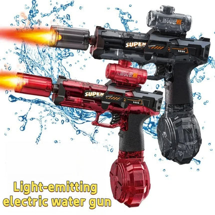 New Electric Water Gun With light Sprays Flame Effect Continuously