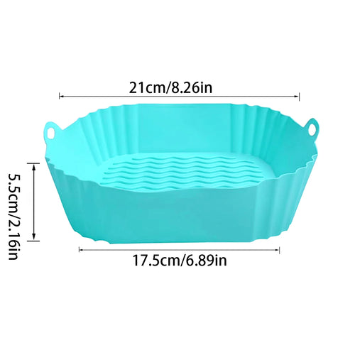 Air Fryer Silicone Liners Pot,Airfryer Basket Cooking Gadgets
