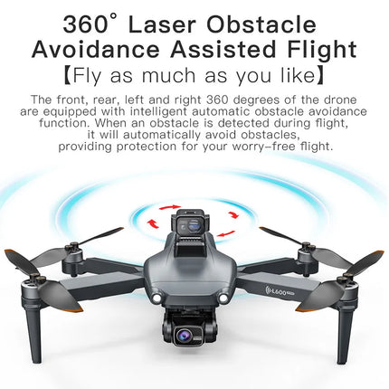L600 PROMAX Drone 4K Professional 5G GPS HD 3-axis Gimbal Photography