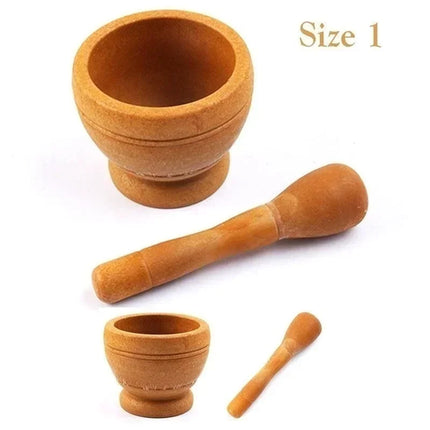 Kitchen Small Cooking Tools Resin Mortar Pestle Set Garlic Herb Spice