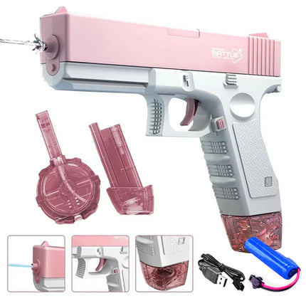Electric Water Gun Toy Portable Automatic  Electric Burst Water Gun