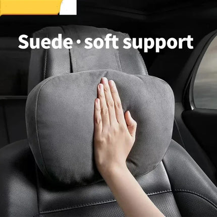 Car Neck Pillow Car Seat Headrest Pillow Auto Memory Cotton Protector
