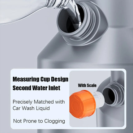 LEIBOO 2L Powerful Electric Foam Sprayer Car Wash Snow Foam Spray