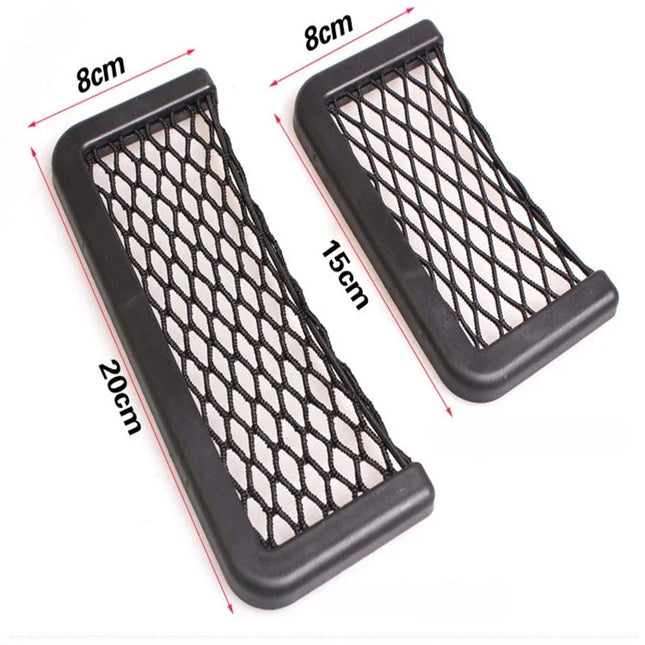 Auto Seat Side Interior Back Sundries Pocket Mesh Storage Bag Phone
