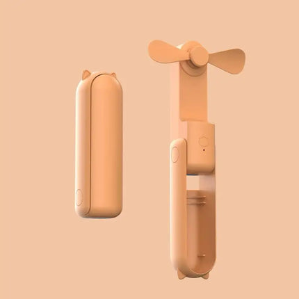 Portable Folding Electric Fan 3-in-1 Mini Handheld Cooling Fan