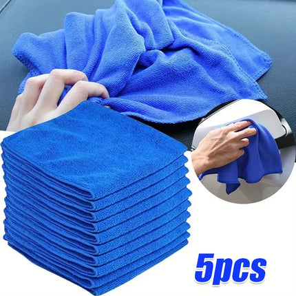 10Pcs Microfiber Towels Car Wash Drying Cloth Towel Household Cleaning