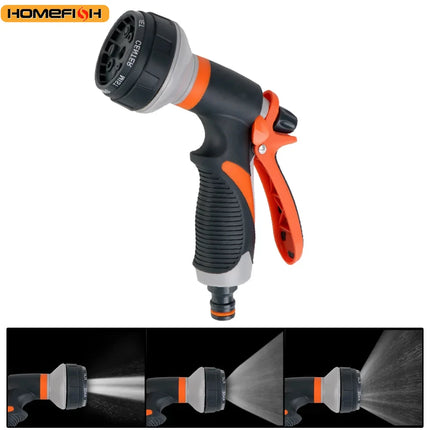 Hose Sprinkle Nozzle For Garden Washing Car 8 Spray Modes Lawn Spray