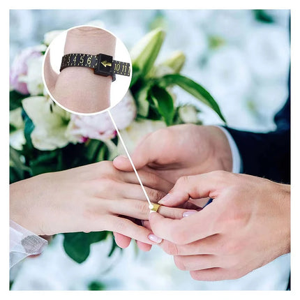 1-17 US Size Ring Sizer Measuring Set Reusable Finger Size Gauge