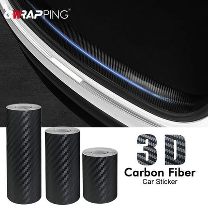 3D Carbon Fiber Car Sticker Anti-Scratch Waterproof Carbon Fiber Auto