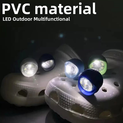 2pcs Shoe Lights,Waterproof Shoe Charms Accessories for Crocs Shoes,3