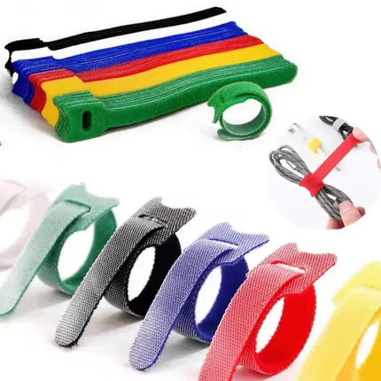 50/200 Pcs Releasable Cable Ties Colored Plastics Reusable Cable ties