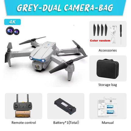 KBDFA E99Pro Drone HD Professional 8K drone Dual Camera WIFI fpv