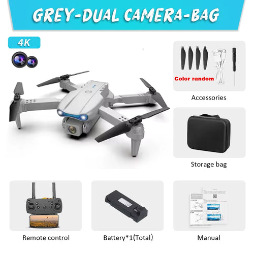 KBDFA E99Pro Drone HD Professional 8K drone Dual Camera WIFI fpv