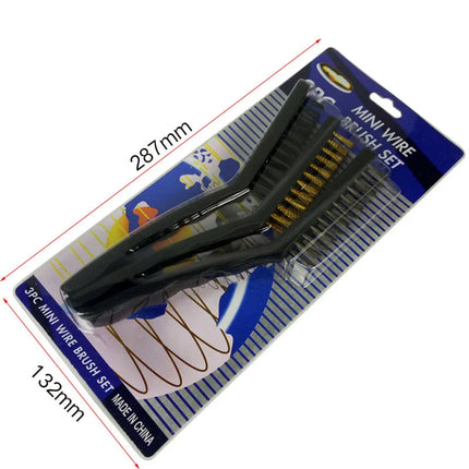 ALLSOME Double-end Steel Wire Brush & Nylon Pick Set Universal Hunting