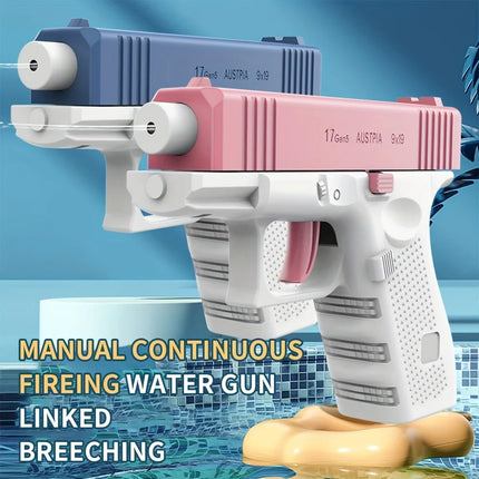 Summer Mini Water Gun Non Electric Pistol High-pressure Full Automatic