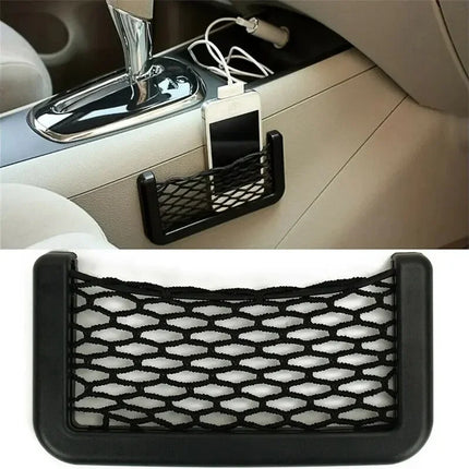 Auto Seat Side Interior Back Sundries Pocket Mesh Storage Bag Phone