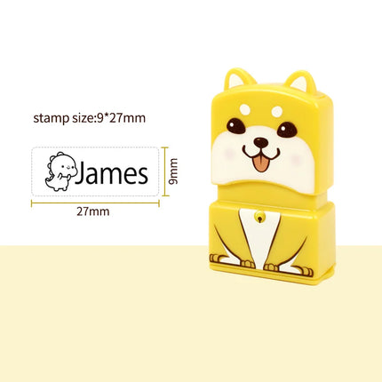 Customized Name Stamp Paints Personal Student Child Baby Engraved