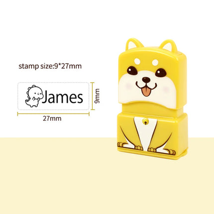 Customized Name Stamp Paints Personal Student Child Baby Engraved