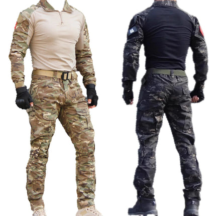 Tactical  Uniform Suits Milit Outdoor Camouflage Suit Hunting Shirts