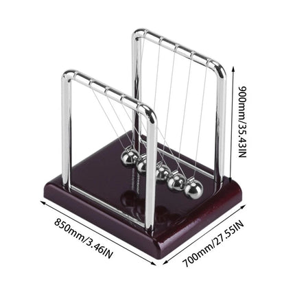 Newton's Cradle Desk Table Decor Metal Pendulum Ball Steel Balance