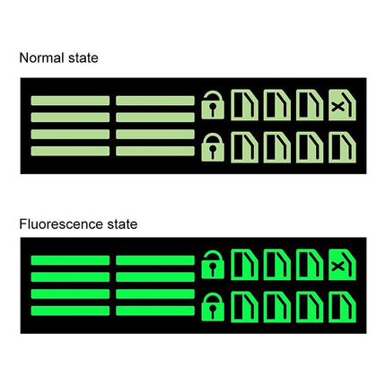 18 pcs/set Luminous Automobile Interior Stickers Universal Car Windows