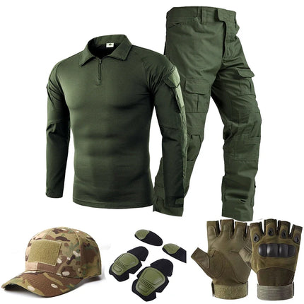Tactical  Uniform Suits Milit Outdoor Camouflage Suit Hunting Shirts