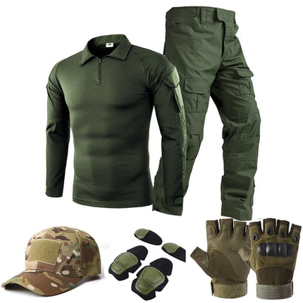 Tactical  Uniform Suits Milit Outdoor Camouflage Suit Hunting Shirts