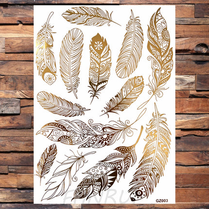 Realistic Elephant Moon Temporary Tattoos For Women Adult Fake