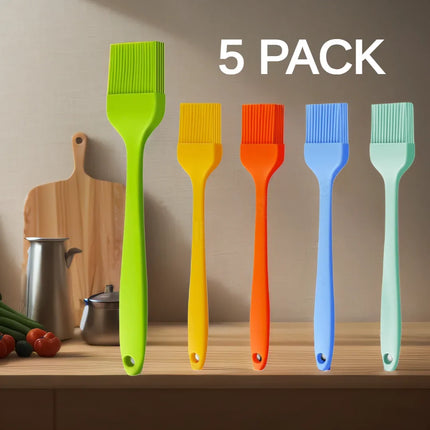 5/3/2/1pcs Silicone Kitchen Brush Basting Pastry Brush Cooking