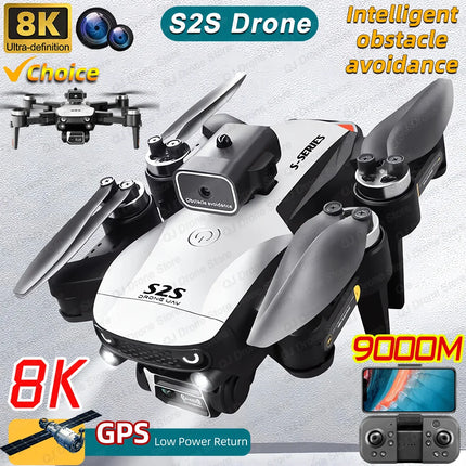New S2S Drone 8K Professional HD Dual Camera Brushless Obstacle