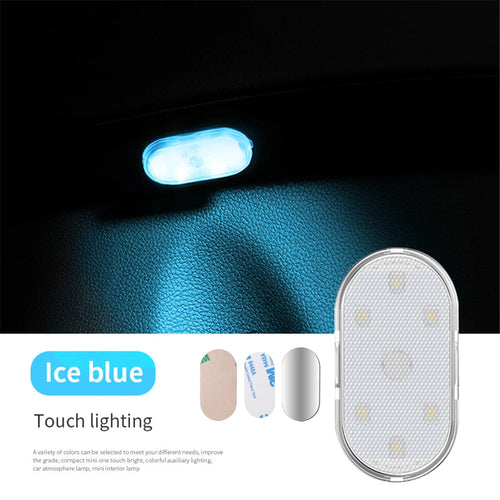 Multi Color Car Lights Wireless LED Touch Light Roof Ceiling Sensor