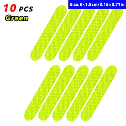 Car Wheel Hub Reflective Stripes Door Safety Opening Warning Sticker