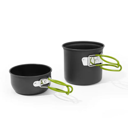 Ultralight Camping Cooking Utensils Outdoor Tableware Pot Set Hiking