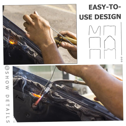 Hot Stapler Welding Kit - 100-600Pcs Precut Wave Nails for Auto