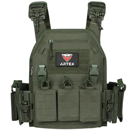 Ranger Green Plate Carrier Tactico Vest With Quick Release Security