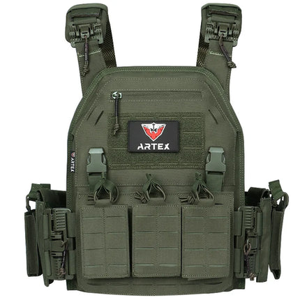 Ranger Green Plate Carrier Tactico Vest With Quick Release Security
