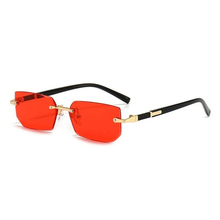 Retro Korean Sunglasses Seaside Frameless Eyeglasse Anti UV400