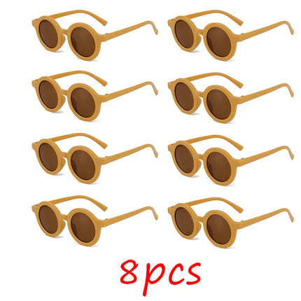 Children's sunglasses, inset style  round frame, 1-7 year old baby