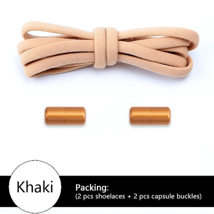 NEW Colorful Options Elastic laces Sneakers No tie Shoelace for Sports