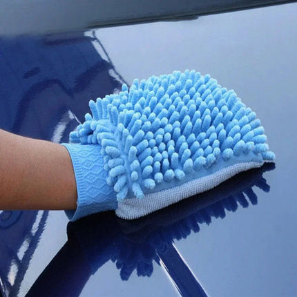 Car Wash Gloves Chenille Coral Fleece Gloves Washing Wiper Car