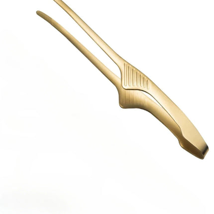 Stainless Steel Precision Kitchen Tongs Tweezers Non-slip Heat