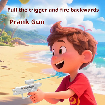 New Summer Creative Double Sided Reverse Water Spray Gun Mini Water