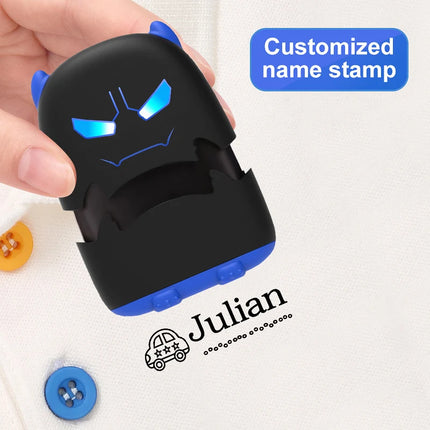 Personalized Kids Name Stamp Pro - Custom Engraved Name Kit with