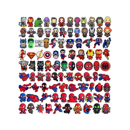 MINISO Random 10/20/30PCS Hot Toys Marvel Spider-Man Series Shoe