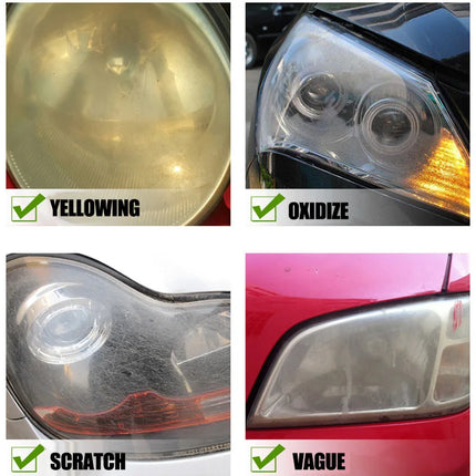 Car Light Restorative Liquid Removing Oxidation Dirt Portable